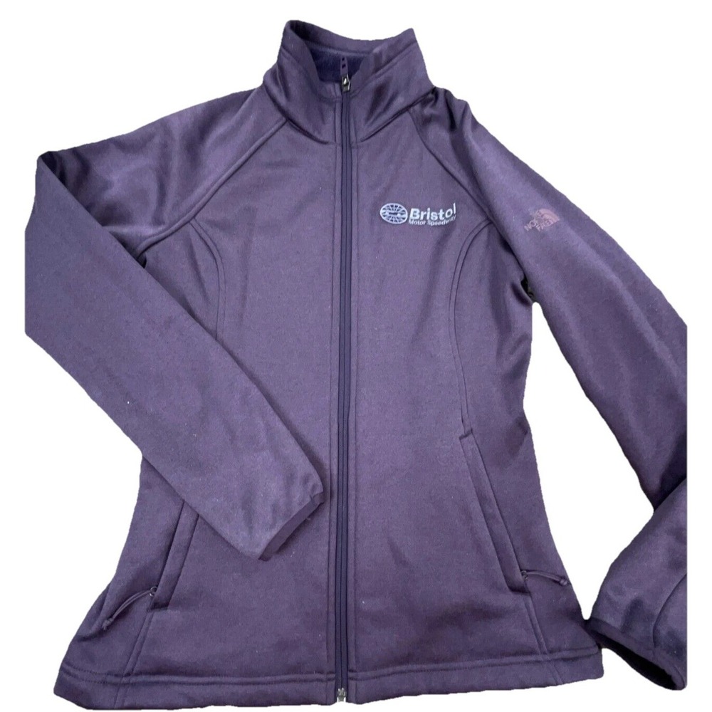 North Face Jacket‎ Women Small Purple Soft Shell Fleece Lined Sweater Bristol
